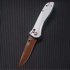 Benchmade Seven | Ten Gray Aluminum, Flat Earth PVD S90V - 710FE-24